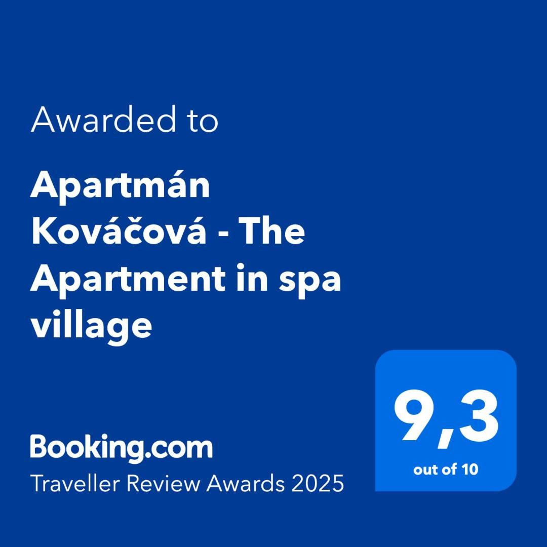 Apartman Kovacova - The Apartment In Spa Village Exterior photo